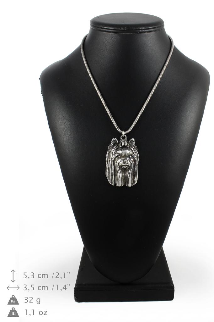 Yorkshire Terrier, Yorkie II - Dog necklace, unique jewellery for the dog fan, unique adder pendant by Art-Dog brand