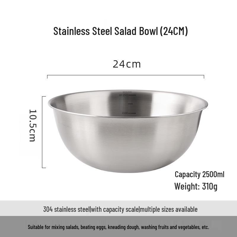 Stainless Steel Double Layer Washing Basin with Drain Basket