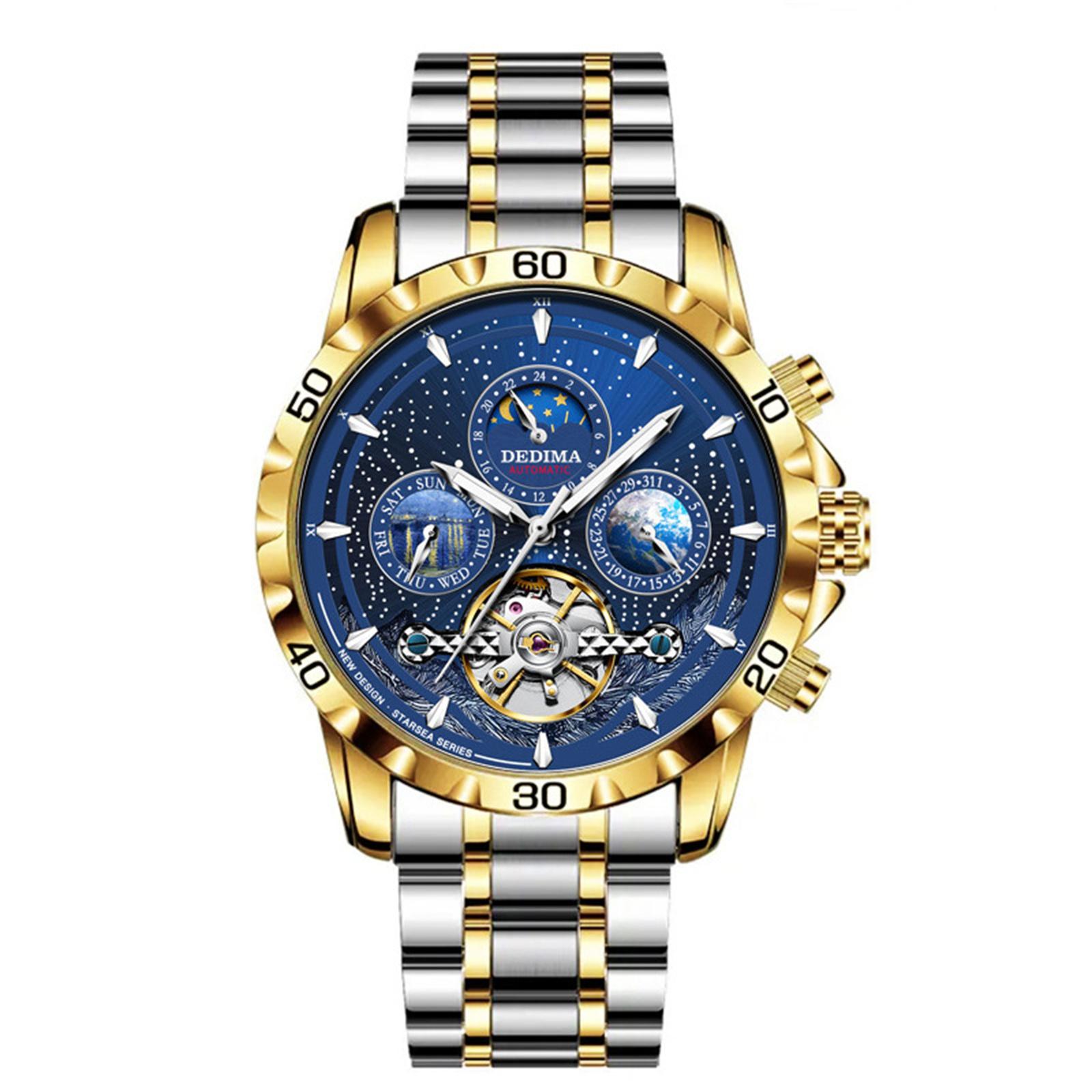 

Мужские водонепроницаемые светящиеся наручные часы-будильник для бега One Size