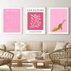 Scandinavian Minimalist Wall Art Pink Matisse Bauhaus Flower Market Hd Canvas Poster Print Home Bedroom Living Room Decoration