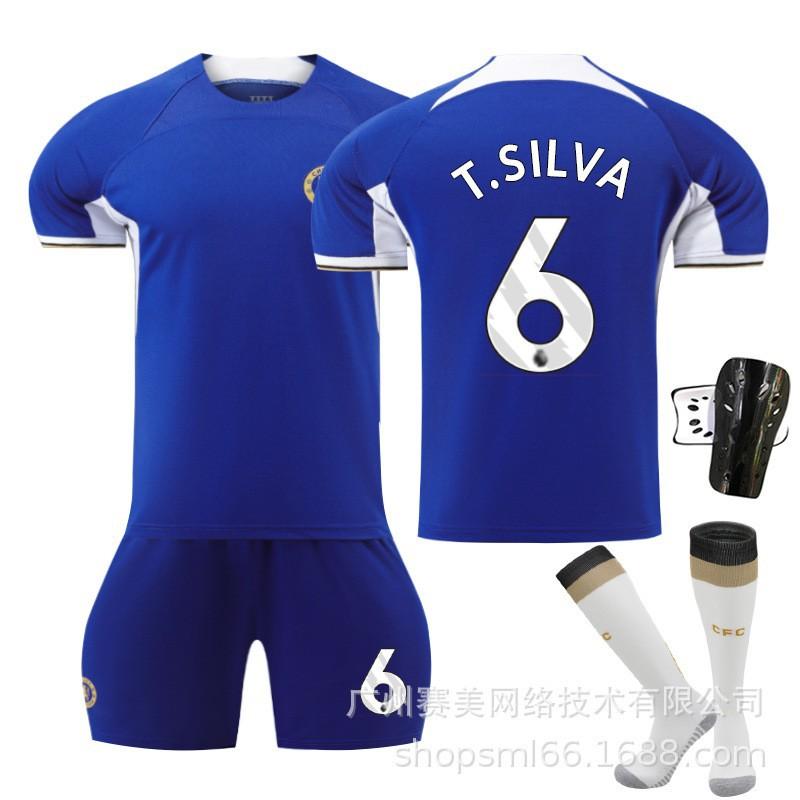 2324 Season Chelsea Home No. 8 Enzo 7 Sterling 6 Silva 10 Mudrik Jersey
