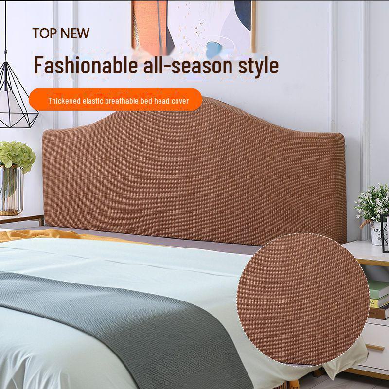 Nordic Universal Elastic Bed Head Cover - Dustproof & All-Inclusive for Dorms