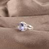 Iolite Jewelry, Handmade Gemstone Ring, 925 Solid Sterling Silver Ring Spiritual Jewelry, For Engagement Gift