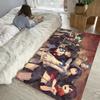 KILL La KILL Floor Mat Soft Thickened Absorbent Non-Slip Bedroom Living Room Door Mat Home Decor Flannel Rugs