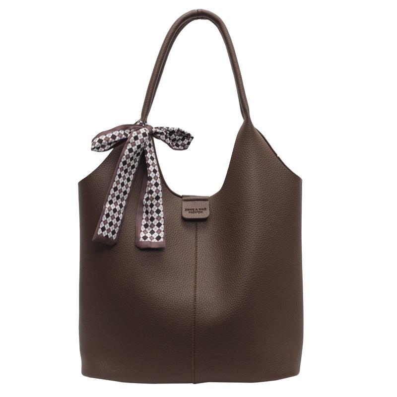Commuter Large-capacity Bucket Bag Women's New Casual Shoulder Bag Versatile Underarm Bag