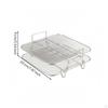 Two-Tier Air Fryer Rack Robust Kitchen Accessory Multifunctional for Baking
