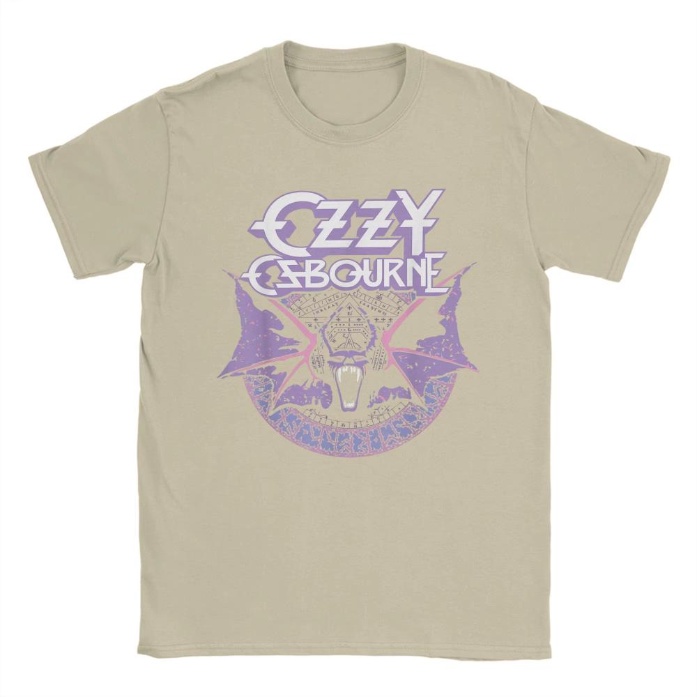 Unique Heavy Metal Rock Ozzy Osbourne Pastel Bat Summer T-Shirts Men's O Neck Cotton Women T Shirts Short Sleeve Tees Clothes