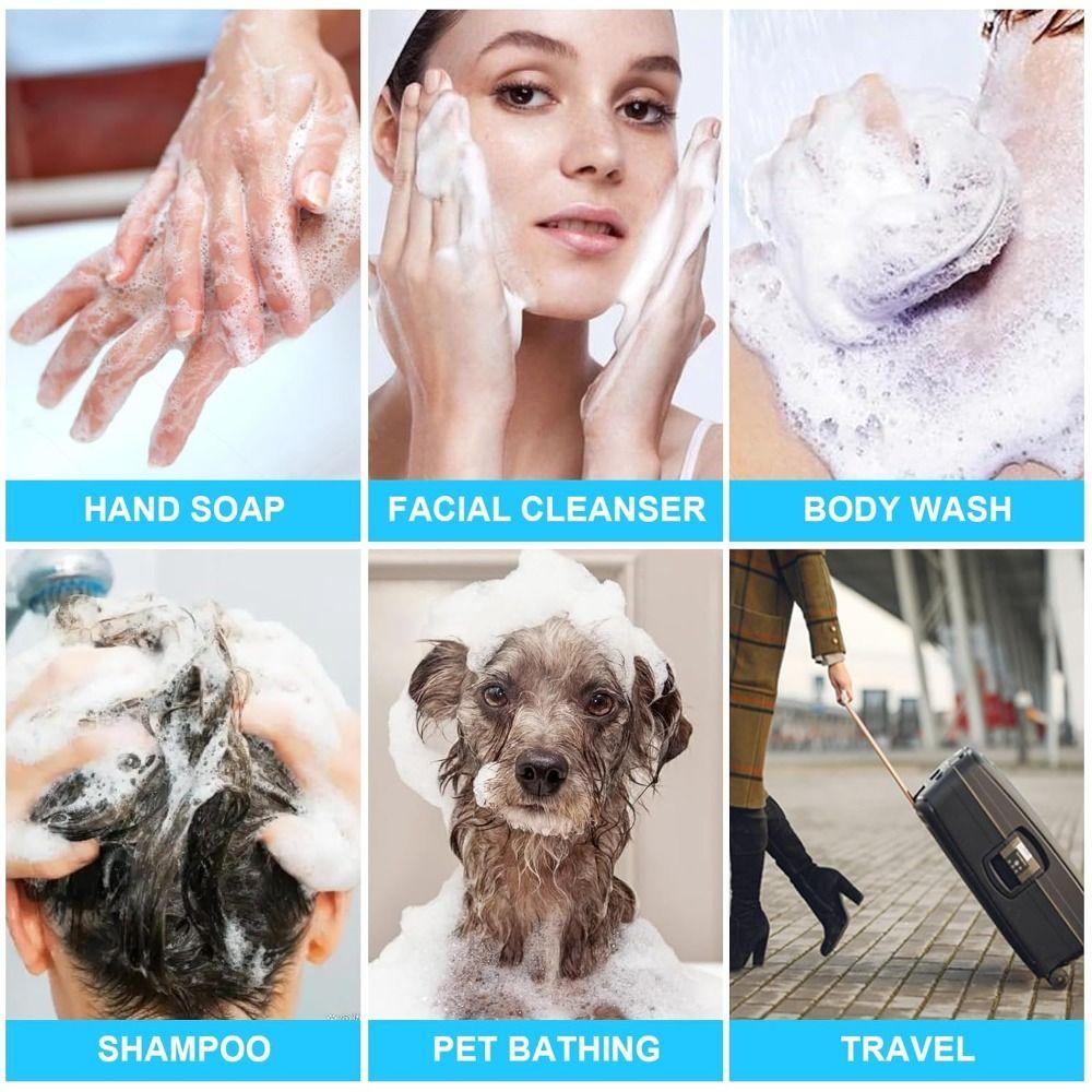 30/60 ml leere Schaumflasche aus Kunststoff, tragbarer Schaumspender, Reisereinigung