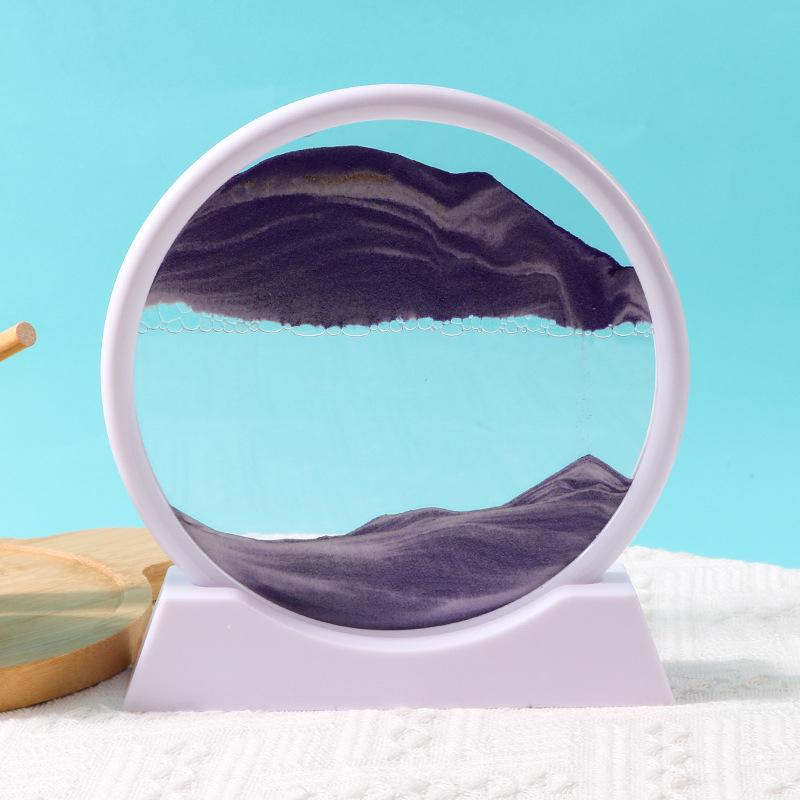 Quicksand Hourglass Ornament: Elegant Living Room, TV Cabinet, or Office Décor – Light Luxury Gift.