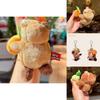 Ural Ground Squirrel Plush Keychain With Pullback Carrot Cartoon Animal Toy For Kids And Collectors