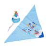 1 Set Pet Hat Neckerchief Letter Printing Eye-catching Pet Dogs Hat Bib Birthday Costume Pet Supplies