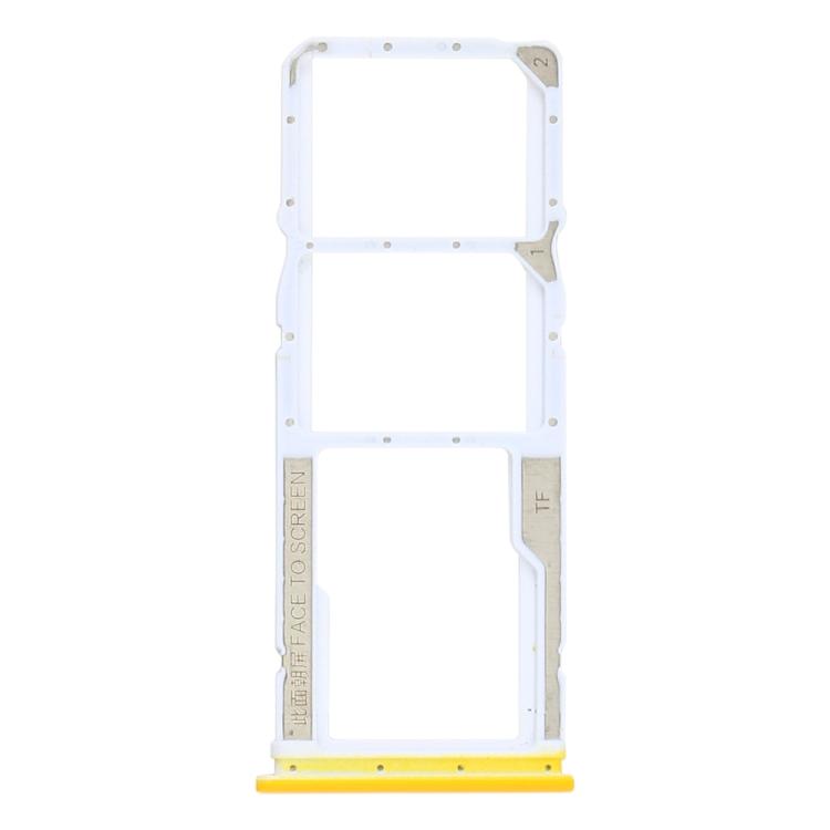 

SIM Card Tray + SIM Card Tray + Micro SD Card Tray for Xiaomi Poco M3 M2010J19CG M2010J19CI жовтий