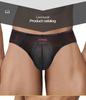 Damen Erotischer Deep V Po-Hebender Tanga mit Transparentem Mesh-Design