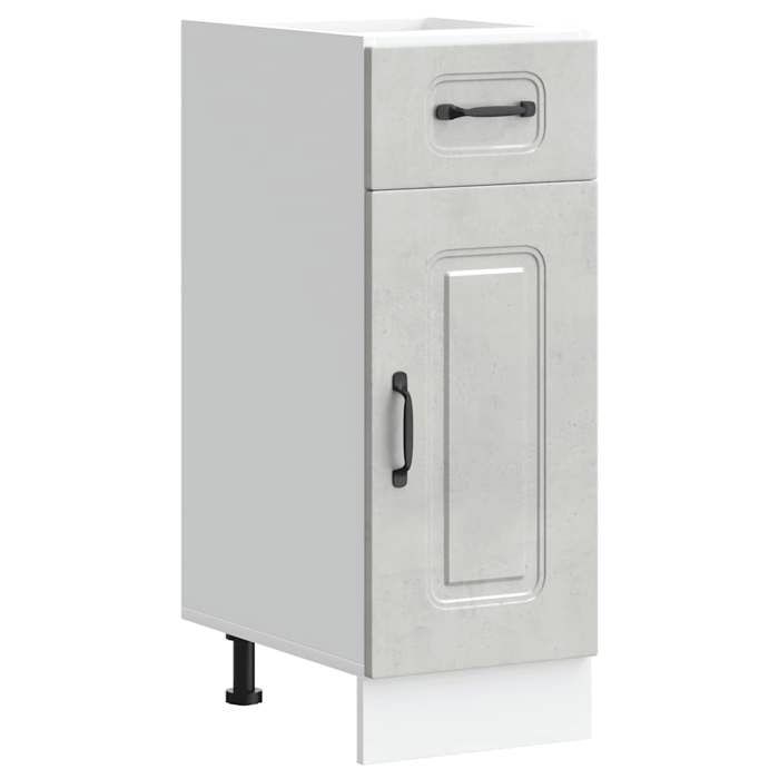 VidaXL Armoire de cuisine Kalmar gris béton bois d'ingénierie 853461