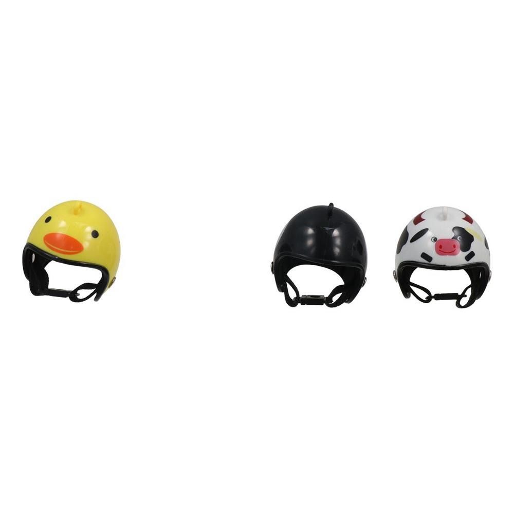 Cartoon Pet Chicken Helmet Mini Pet Protective Headgear Bird Protect Cap  For Bird Quail Pigeon