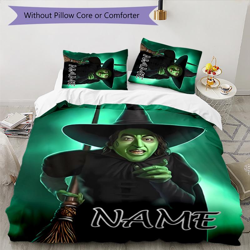3pcs The Wizard of Oz3 Cover Set - Personalized Name, HD Printed Bedding with 1 Cover and 2 Pillowcases - Perfect for Home Decor, Easy Care
