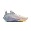 LiNing DLO1 Cushioning, Slip Resistant, Abrasion Resistant, Rebound Grip Low Top Basketball Shoes Men's White Pink ABPV009-16