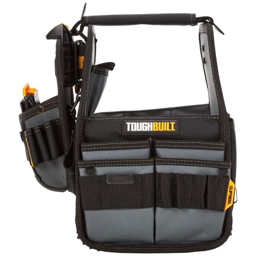 ToughBuilt 31-inch Pocket with ClipTech, 8-inch Tote Bag, Rubber, Black, TB-CT-180-8