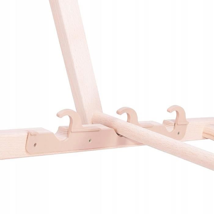 Transat de Jardin - SPRINGOS - Chaise longue pliante - Réglable 3 positions - Résistant aux UV - Peu encombrant