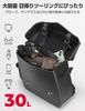 KEMIMOTO Side Bags and Right 30L Large Capacity Motorcycle Saddlebags with Finish for Small Item Easy Black (Left Set) Water-Repellent Storage,