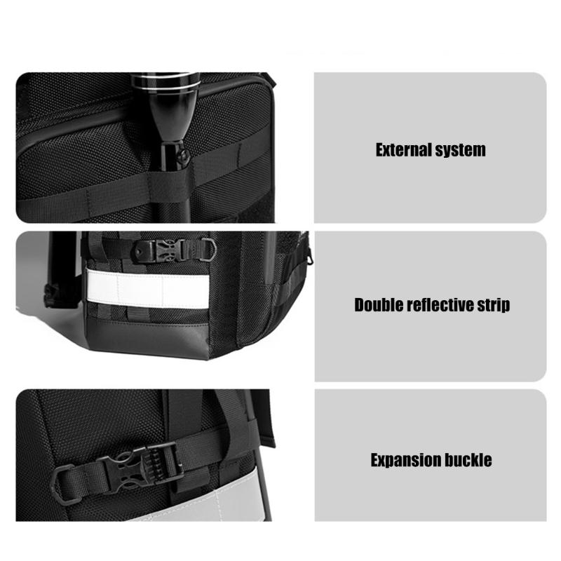Motorcycle Saddlebags Luggage Storage Backpacks Waterproofs Motorcycle Side Bag Large Capacity Detachable Side Saddles Bags