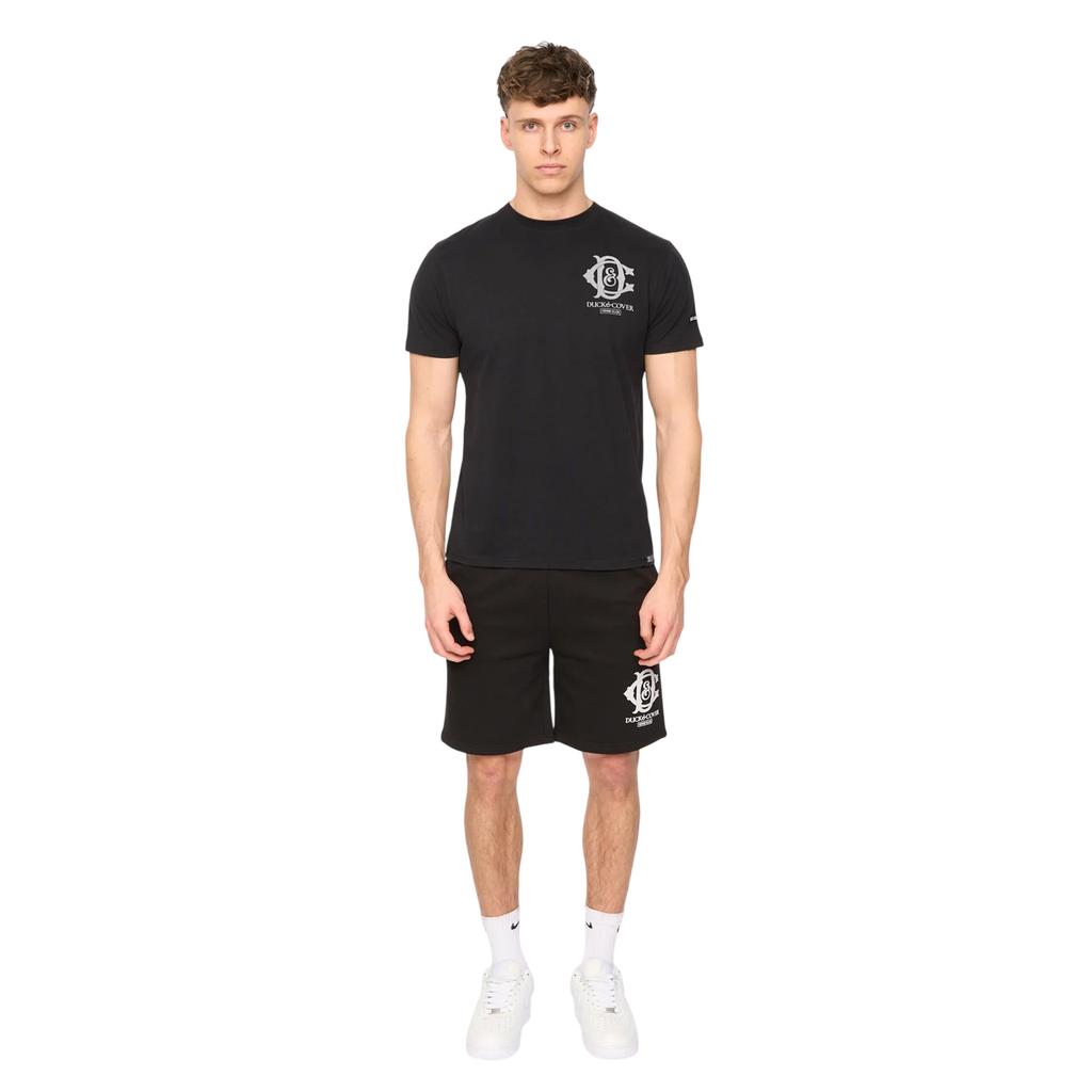 Duck and Cover Mens Randolph Logo Casual T-Shirt