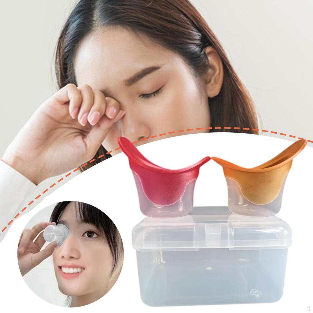 2 Pieces Eye Wash Cups Cleaning Portable Bath Keep Your Eyes Clean Measuring Cup Rinse