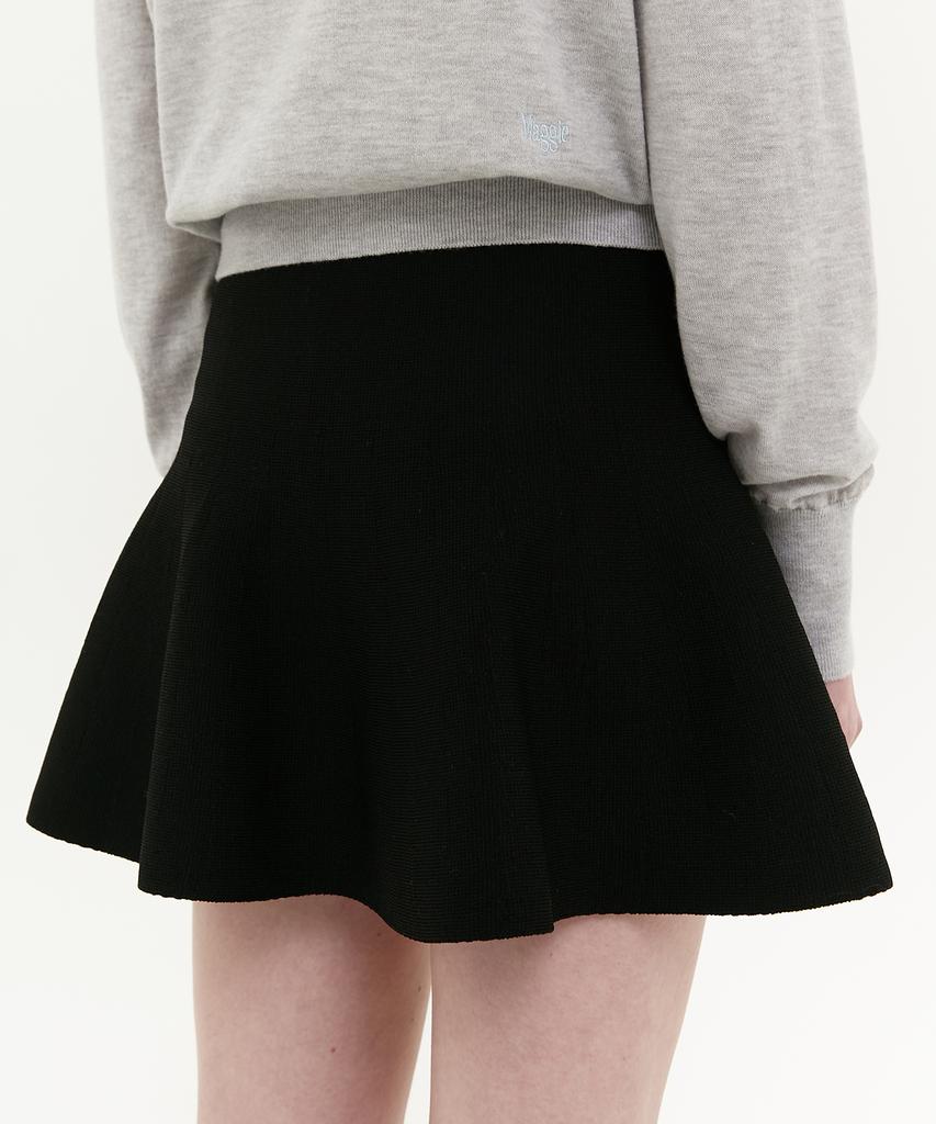 Maggie Tiered Skirt (Black)