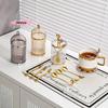 Coffee Spoon Dessert Fork Holder Household Utensil Flatware Organizer Food Storage Canister For Centerpiece