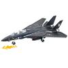 1:72 Creative Military Series Building Blocks New Black F14 Panda Multi Purpose Supersonic Fighter Model Toys For Kids Xmas Gift