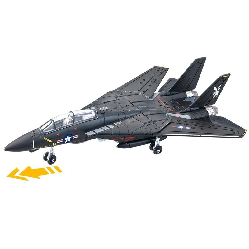 1:72 Creative Military Series Building Blocks New Black F14 Panda Multi Purpose Supersonic Fighter Model Toys For Kids Xmas Gift