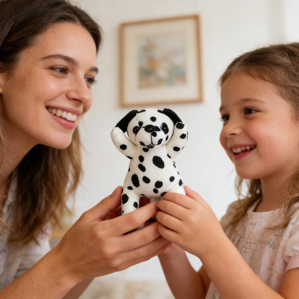 The Spotted Dog Plush Toy, A Fun Doll, Is An Excellent Choice For A Cherished Companion And An Ideal Gift For Companionship