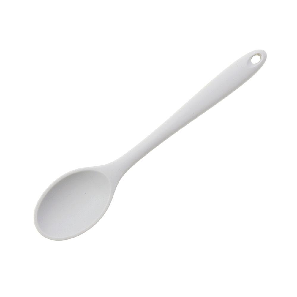 Silicone world Silicone Spoon Mixing Soup Spoons Kitchen Mixing Ladle Cooking Utensils Kitchenware Tool for Stirring and Serving