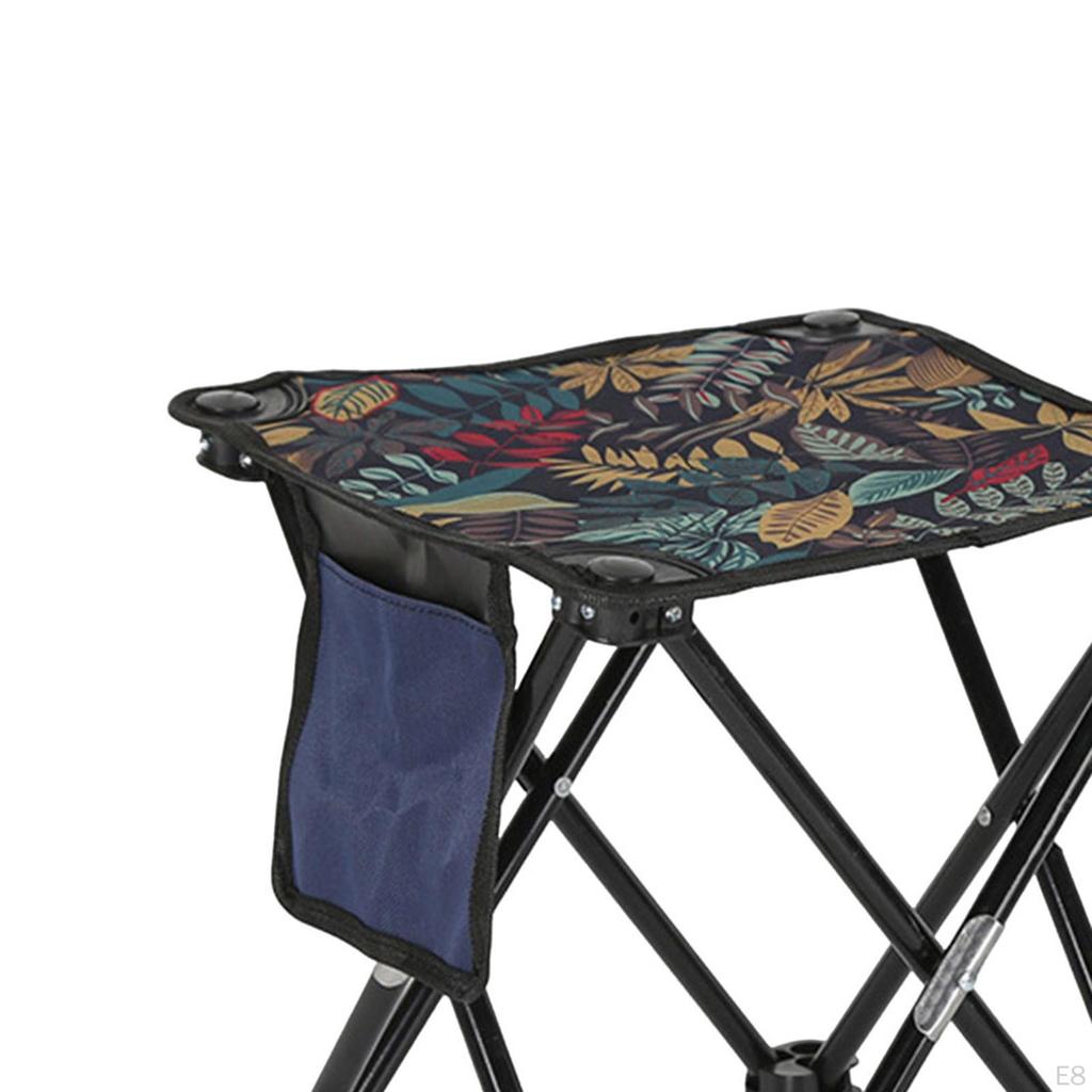 Camp Stool Foldable Camping Footrest for Adults Footstool Small Chair Collapsible