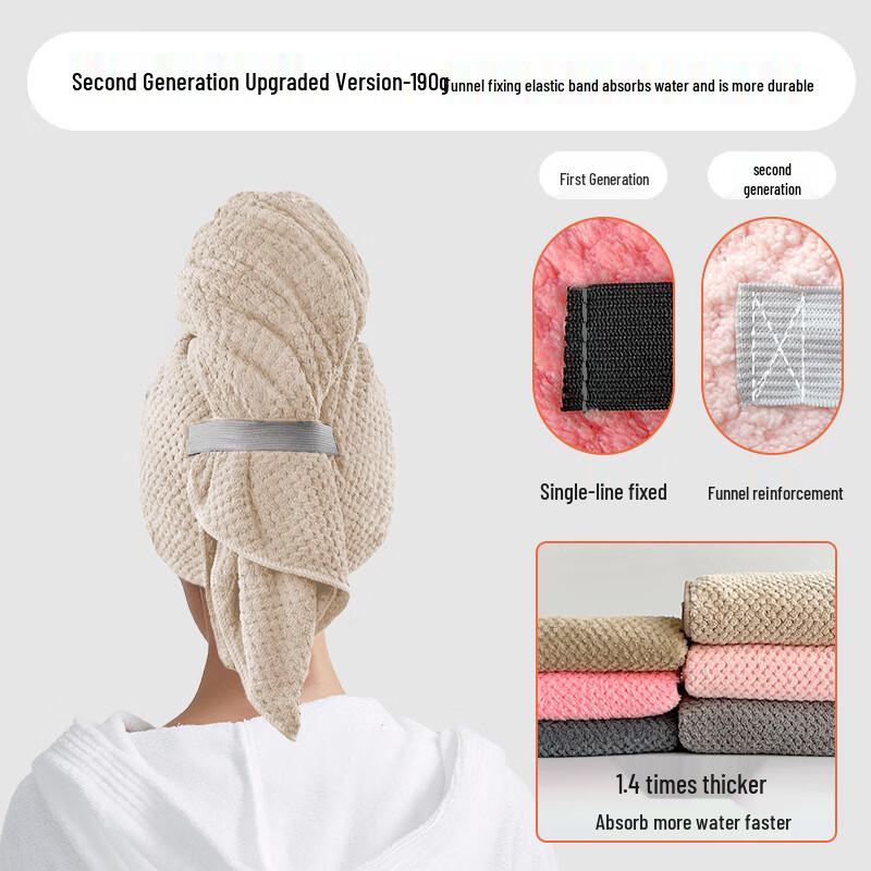 Ayoubu Quick-Dry Hair & Bath Towel