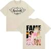 Cotton Crewneck Y2K Short Sleeve Tee Singer Addison Rae T Shirt Hipster Unisex Women Gothic Music TShirt Hip Hop Unisex Shirt