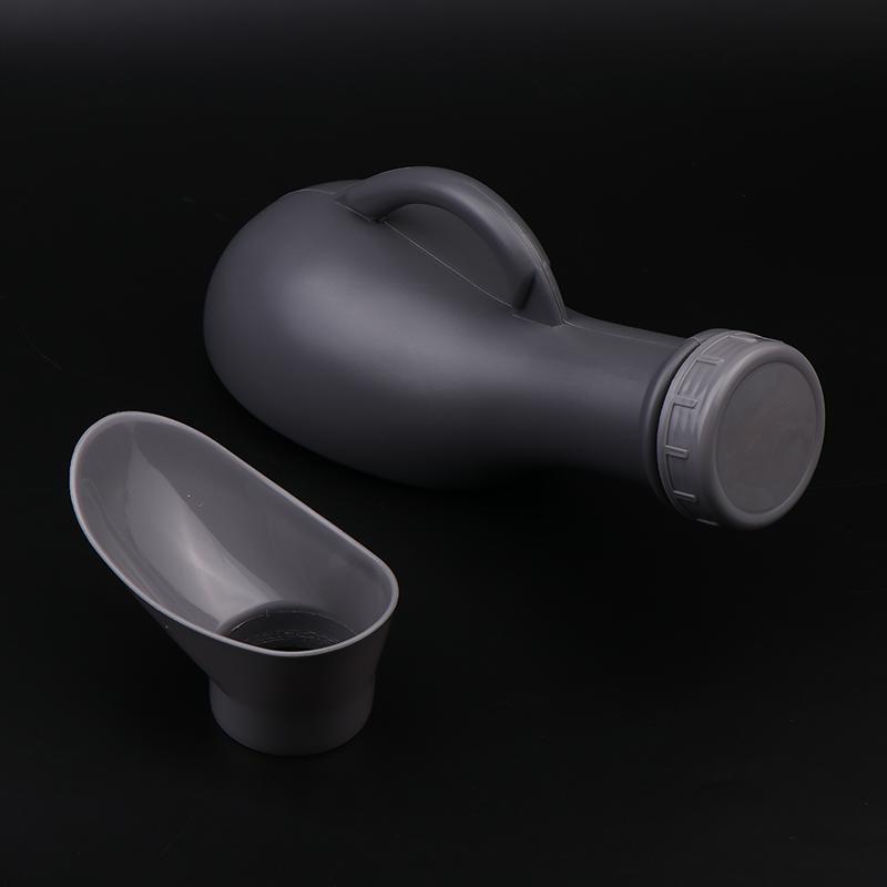 1000ml Taşınabilir Kalın Mobil Pisuar Açık Hava Kampı Araba İdrar Şişesi Kadınlar Erkekler Seyahat Pisuarı İşeme Şişesi