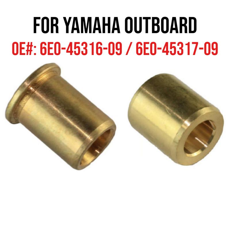 Upper Lower Drive Shaft Bushing 6E0-45316-09 6E0-45317-09 For Yamaha F4 F5 F6 4HP 5HP 6HP Outboard Motor 6E04531609 6E04531709 6E0-45316-09