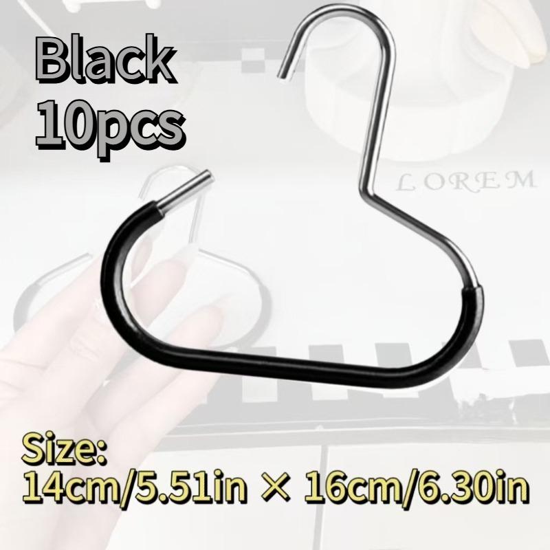 1-20Pcs Circle Ring Hat Hanger Versatile Manganese Steel Round Hook - Perfect for Hats,Ties,Scarves & Bags,Strong Load-Bearing