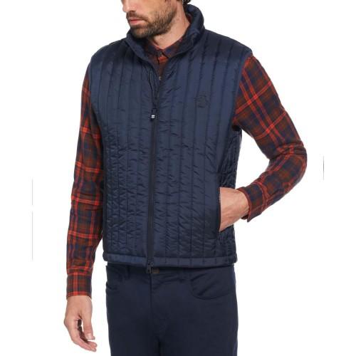 Original Penguin Mens Vertical Quilted Gilet