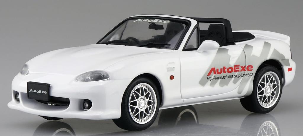 Aoshima Bunka Kyozai The Tuned Car Series Mazda Autoexe NB8C Roadster 1999 Plastic Model 1/24 No.88