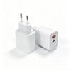20W Fast Wall Charger Dual USB A+C Port PD QC 3.0 Fast Charging for   Home Travel Use