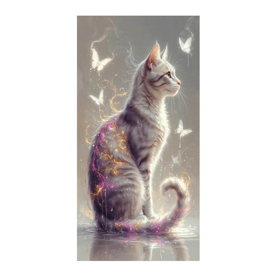 Colorful Cats Large Size Diamond Painting New Collection Animals Diy Full Square Round Drill Rhinestone Embroidery Mosaic Cross Stitch Kits