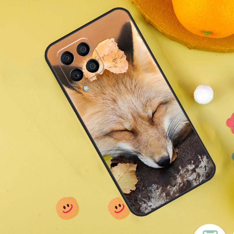 Cute Fox In Autumn Case For Samsung Galaxy M31 M32 M12 M52 M21 M15 M55 M56 M36 M16 M06 M13 M33 M53 M14 M34 M54