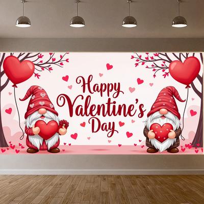 Fournitures de fête Toile de fond Amour Camion rouge Arrière-plan de haute qualité Pour fêtes Couples Intérieur