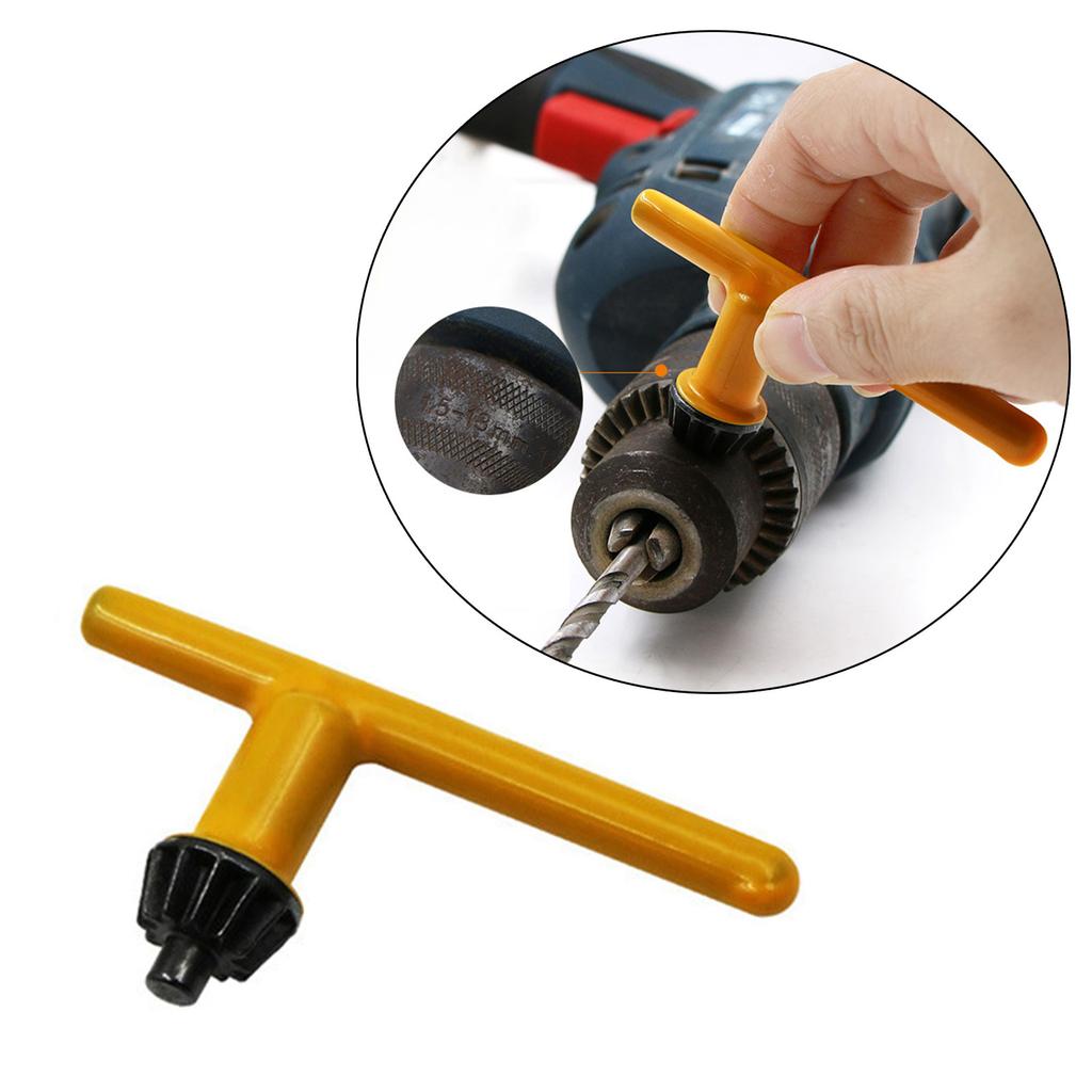 Upgrades Drill Chuck Wrench High Carbon Steel Manual Tool Precisions Chuck Tool for Precision Hand Tool Application