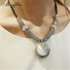 Choker Necklaces & Pendants Statement Fashion Jewelry For Women Boho Vintage Leather Bijoux Collar