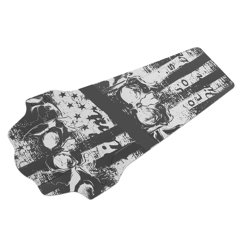 Enlee Mountainbike Vorne Hinten Schutzblech PP5 Kunststoffmaterial Fahrradschutzbleche Zubehör Totenkopf