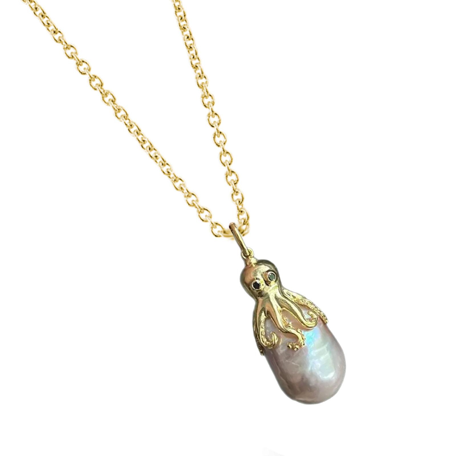

Octopus/Jellyfish Inspired Necklace Stylish Clavicle Chain Adjustable Neckchain for Parties Dinners and Everyday Wear