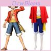 Captivating One Piece Monkey D Luffy New World Costume For Halloween And Cosplay